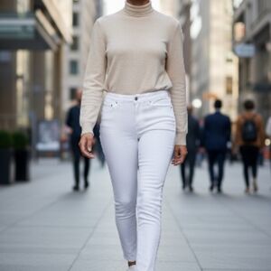 Women's White Jeans